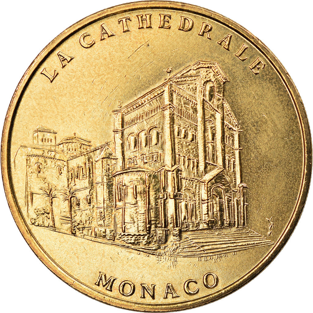 Monaco, Token, Monaco - Cathédrale n°1 -  face simple, 2003, MDP, AU(55-58)