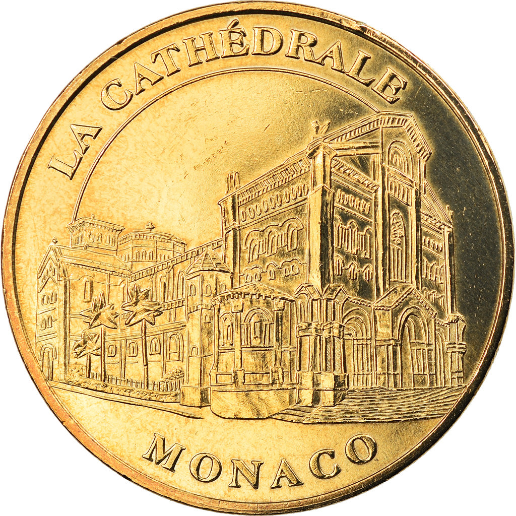 Monaco, Token, Monaco - Cathédrale n°2, 2005, MDP, AU(55-58), Cupro-nickel