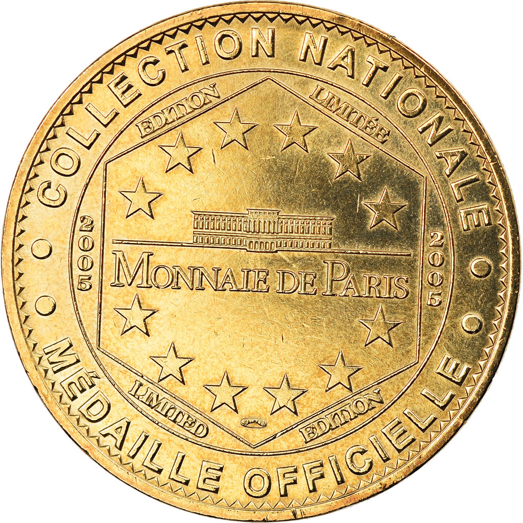 Monaco, Token, Monaco - Cathédrale n°2, 2005, MDP, AU(55-58), Cupro-nickel