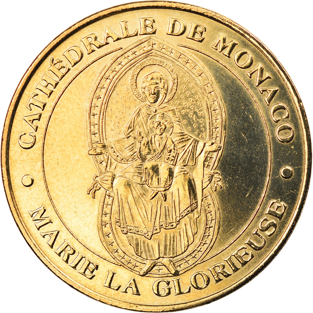 Mónaco, Token, Monaco - Cathédrale n°3 - Marie la Glorieuse n°1, 2005, MDP