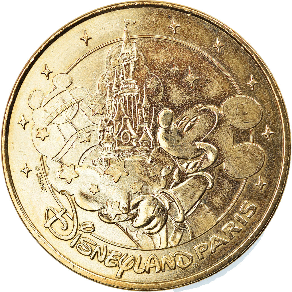 France, Token, Touristic token, Disneyland n°22 - Mickey Sorcier, Arts &