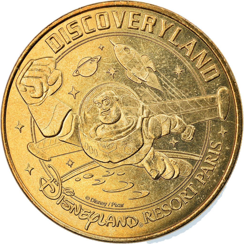 France, Jeton, Jeton Touristique, Disneyland - n°16 - Discoveryland Buzz, Arts