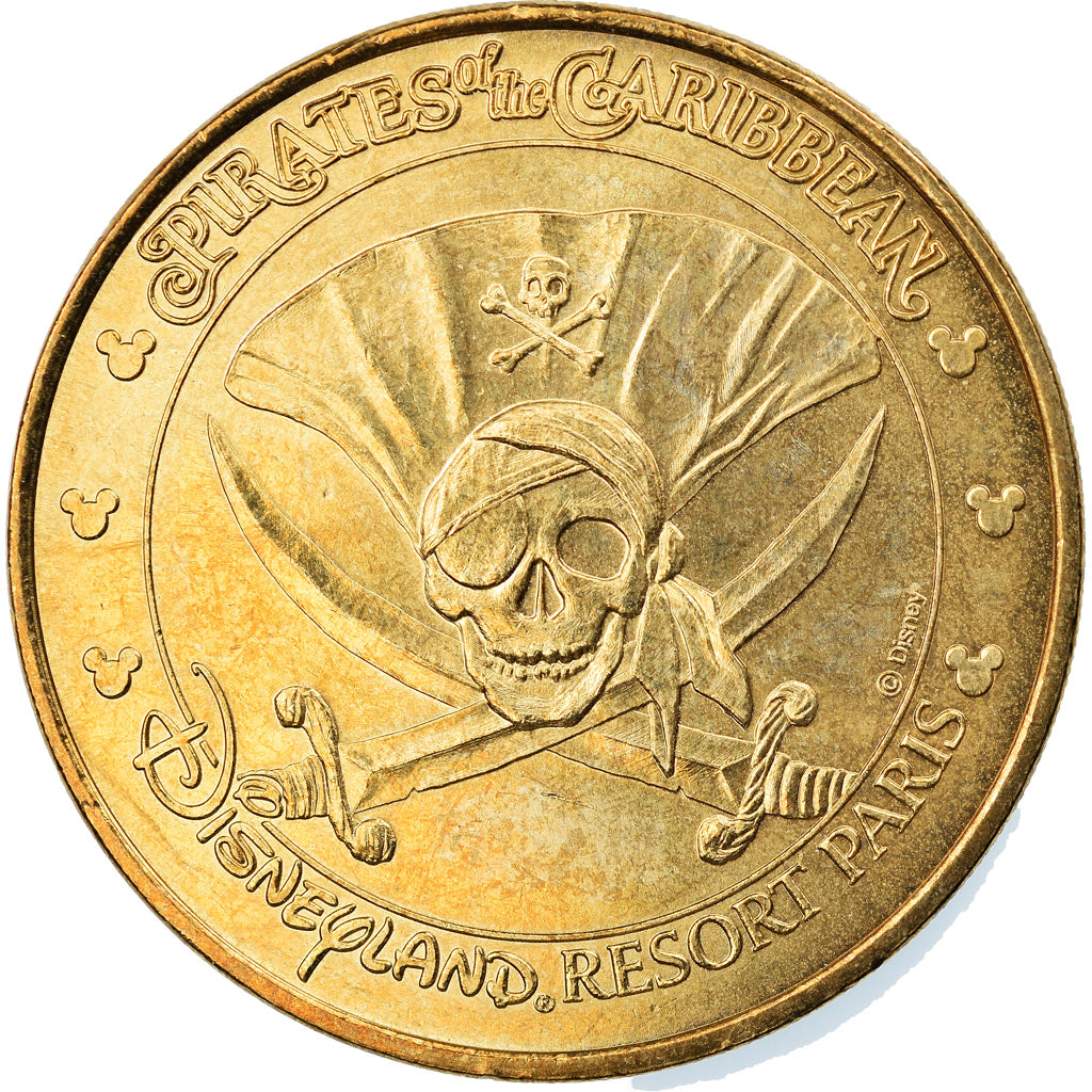 Francja, Token, Żeton turystyczny, Disneyland - n°14 - Pirates of the