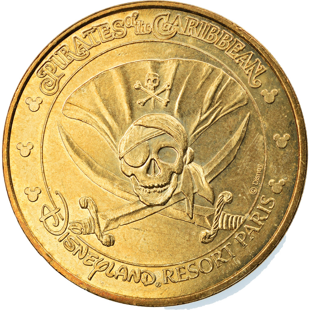 Francia, Token, Jetón turístico, Disneyland - n°14 - Pirates of the