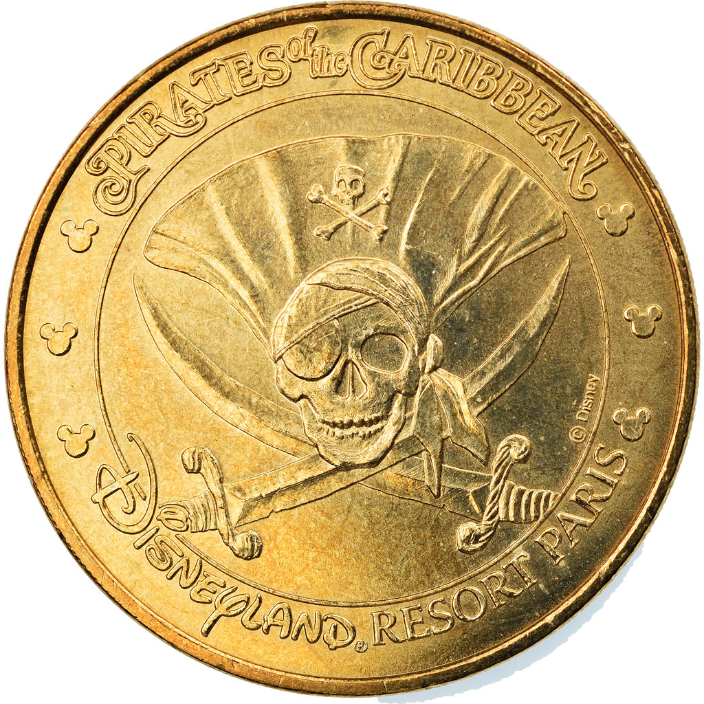 França, Token, Token turístico, Disneyland - n°14 - Pirates of the Caribbean