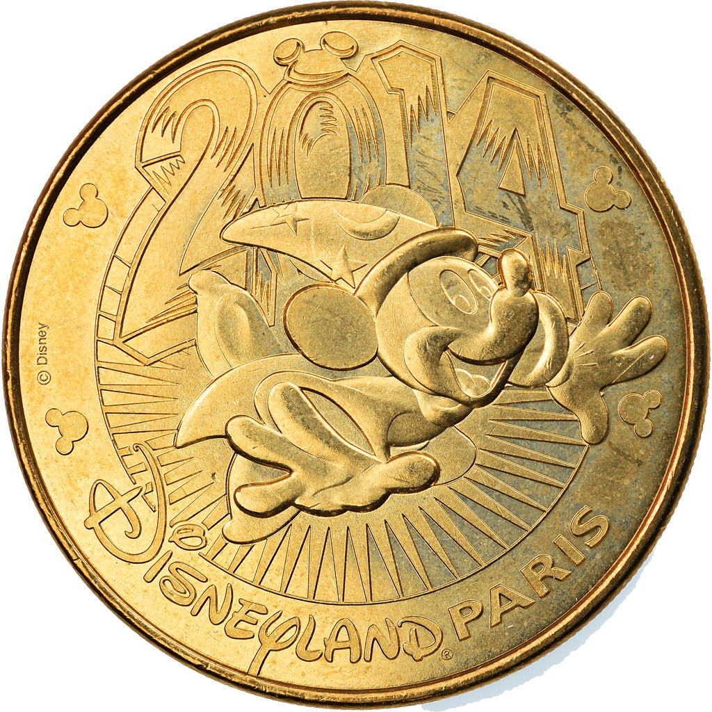 França, Token, Token turístico, Disneyland n°32 - Mickey 2014, Artes e
