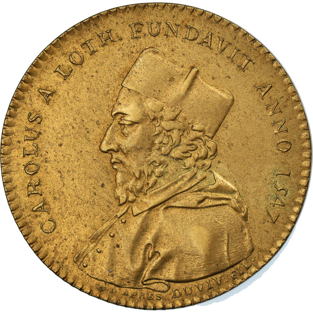 France, Token, Université de Reims, Restrike, EF(40-45), Copper