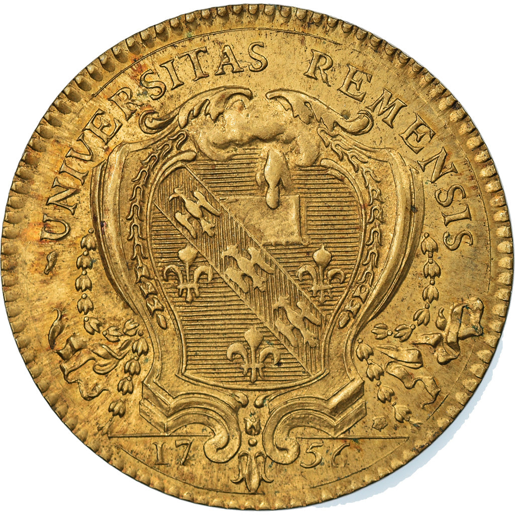 France, Token, Université de Reims, Restrike, EF(40-45), Copper