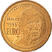 France, Médaille, Charles De Gaulle, 1 Euro Essai, 1996, Jimenez, SUP, Copper
