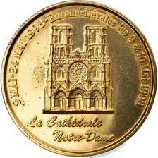 Francia, 2 Euro, Laon - Cathédrale Notre Dame, 1998, Euro des villes, BB, N.C.
