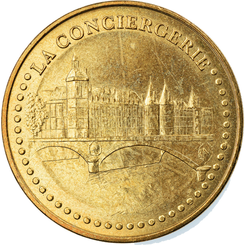 Francja, Token, Żeton turystyczny, Paris - La Conciergerie n°2, Sztuka i