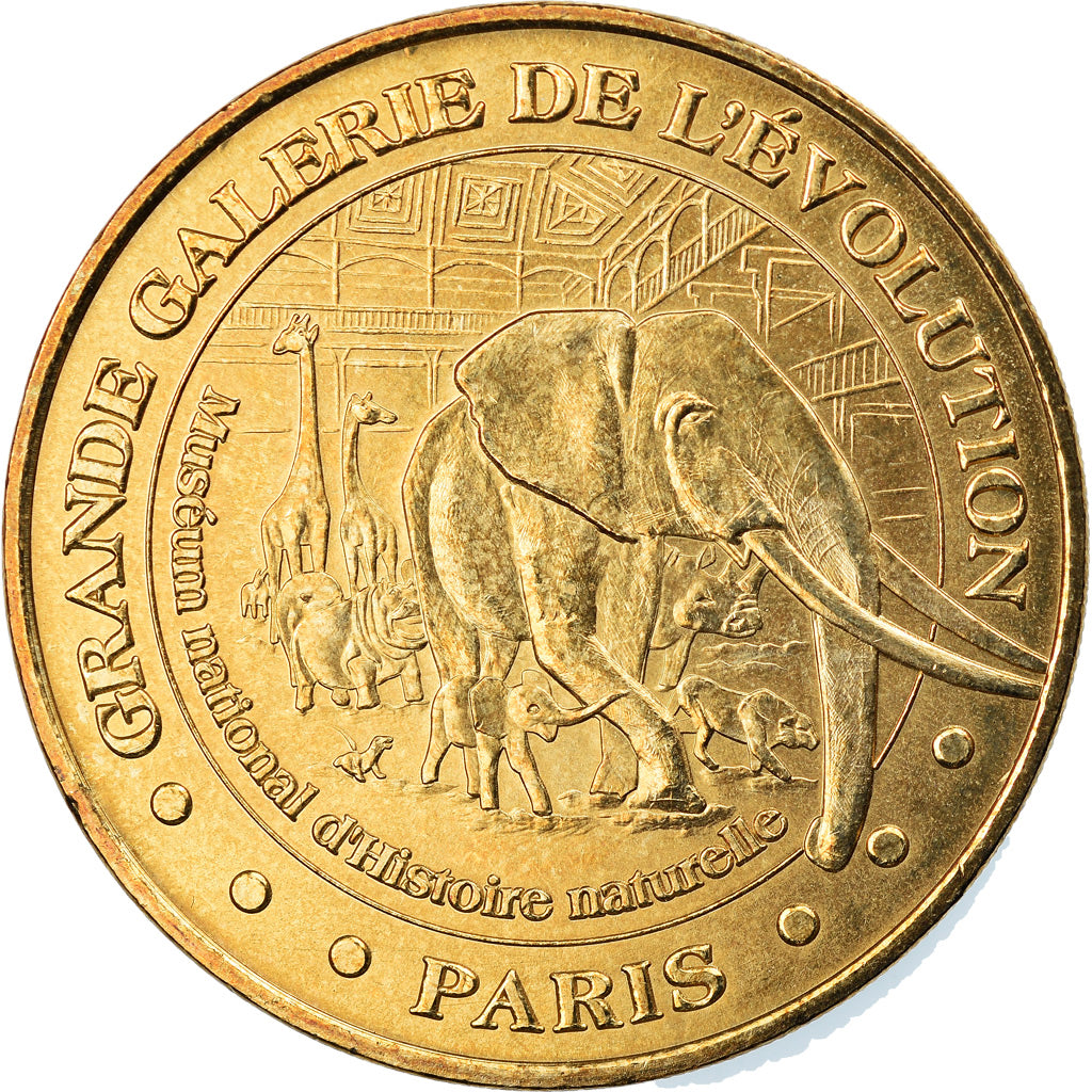 France, Token, Touristic token, Paris - Muséum d'histoire naturelle n°2, Arts