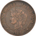 Moneda, Francia, Cérès, 2 Centimes, 1891, Paris, BC+, Bronce, KM:827.1