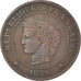 Coin, France, Cérès, 2 Centimes, 1889, Paris, VF(30-35), Bronze, KM:827.1