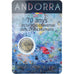Andorra, 2 Euro, 70 ans de la Déclaration des Droits de l'Homme, 2018, BU