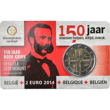 Belgium, 2 Euro, Croix Rouge, 2014, Brussels, BU, MS(65-70), Bi-Metallic