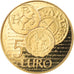 France, 5 Euro, Denier de Charles le Chauve, 2014, Paris, BE, MS(65-70), Gold