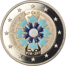 Frankreich, 2 Euro, Le Bleuet de France, 2018, Paris, BE, STGL, Bi-Metallic