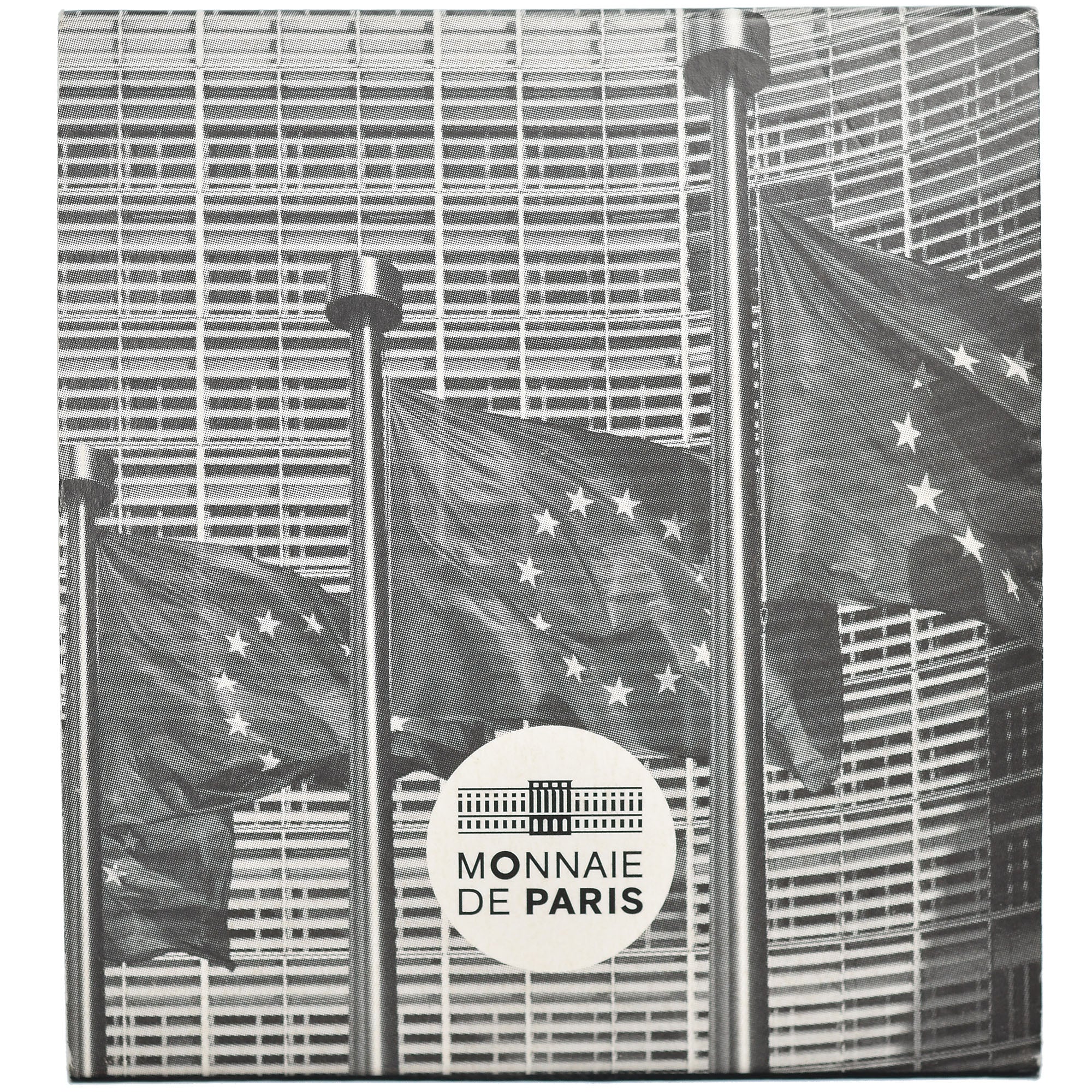 France, 2 Euro, Drapeau européen, 2015, Paris, BE, MS(65-70), Bi-Metallic