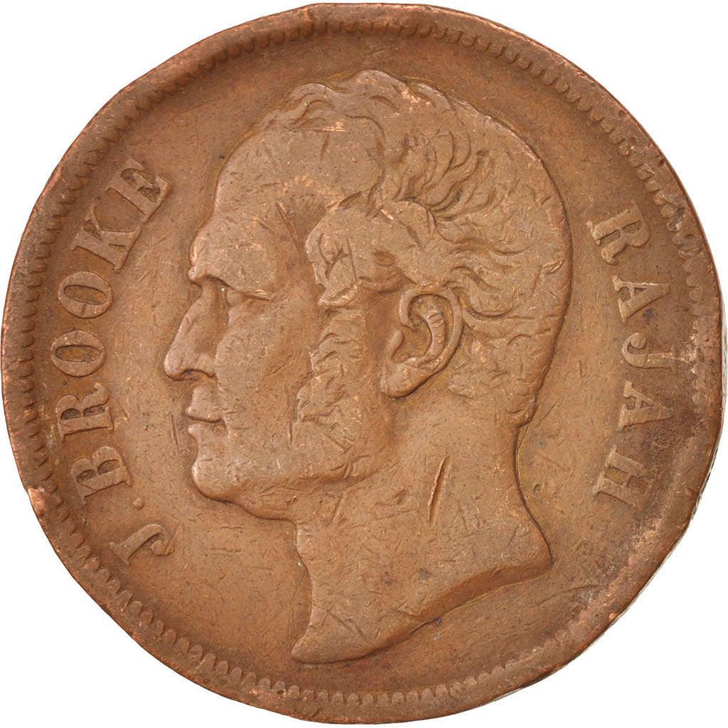 Malaisie, Sarawak, James Brooke Rajah, Cent 1863, KM 3