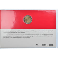 Monaco, 2 Euro, Admission à l'ONU, 2013, Coin card, MS(65-70), Bi-Metallic