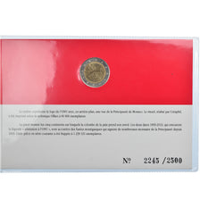 Monaco, 2 Euro, Admission à l'ONU, 2013, Coin card, FDC, Bi-Metallic