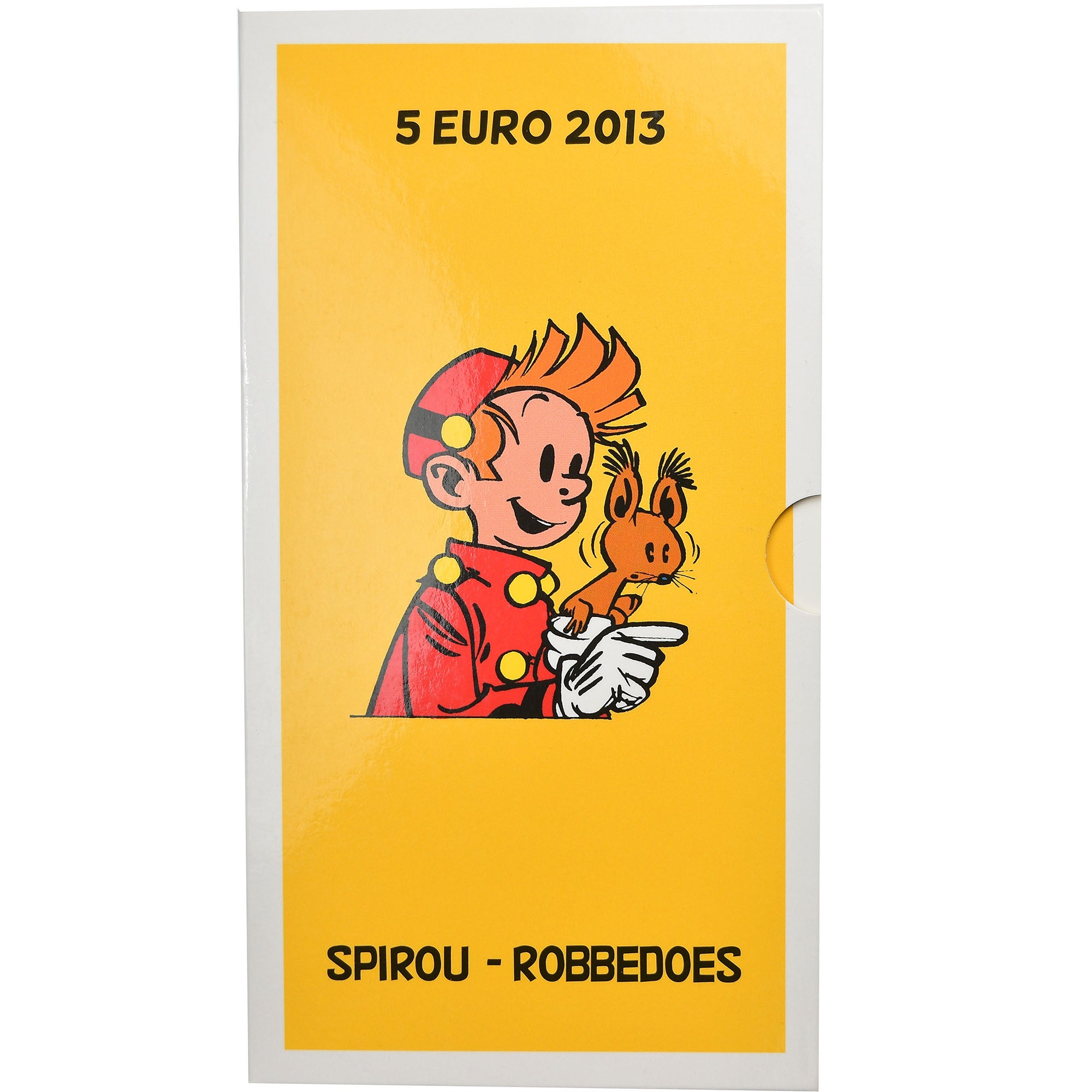 Belgium, 5 Euro, 75 ans de Spirou, 2013, Proof, MS(65-70), Silver