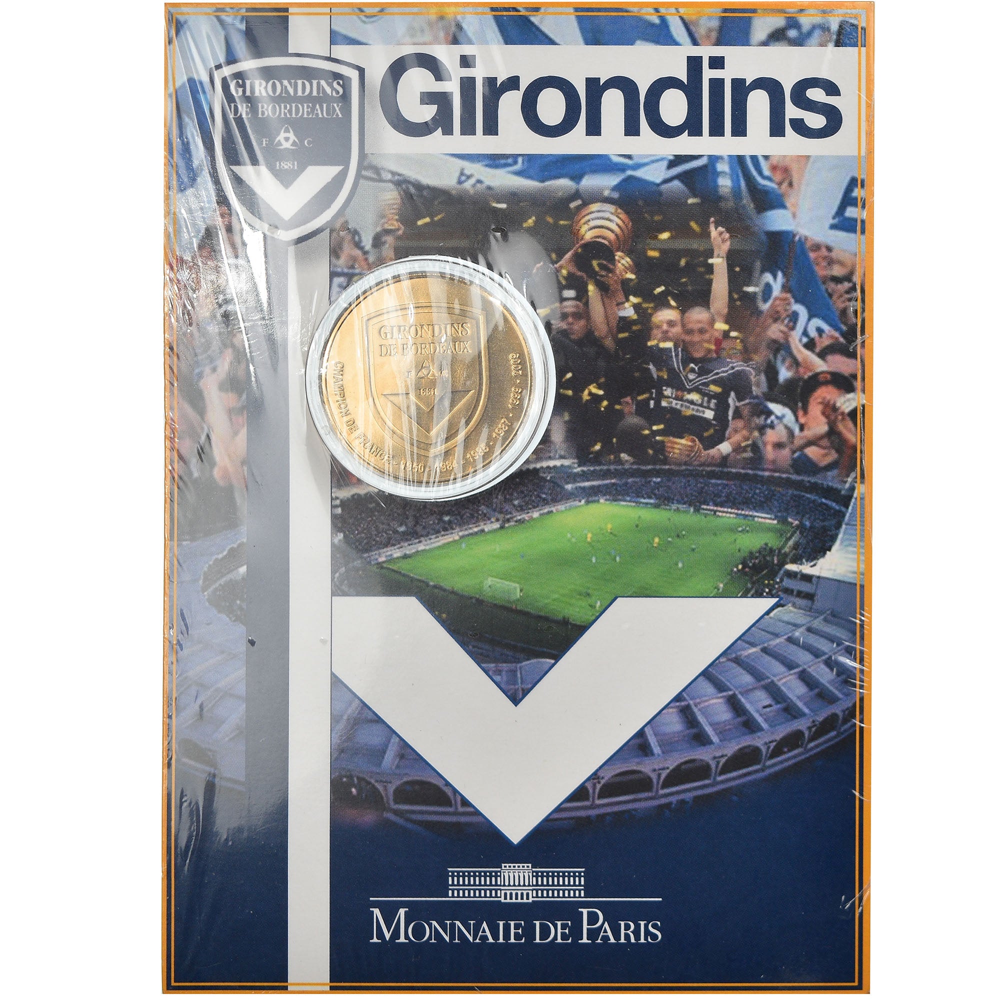 France, 1-1/2 Euro, Girondins de Bordeaux, 2010, Paris, BU, MS(65-70)