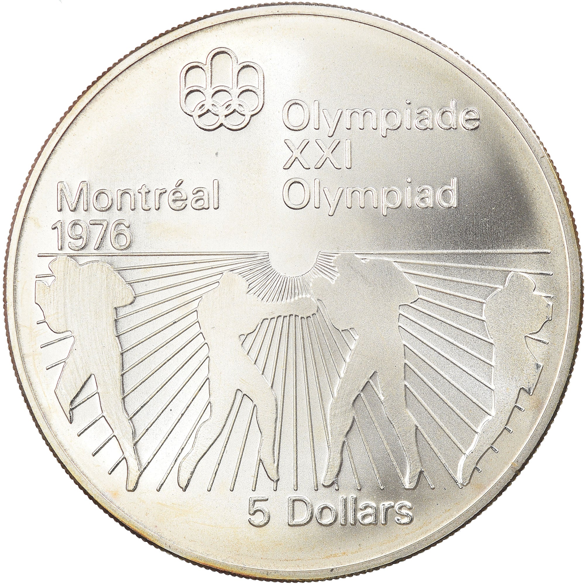 Coin, Canada, Elizabeth II, 5 Dollars, 1976, Royal Canadian Mint, Ottawa