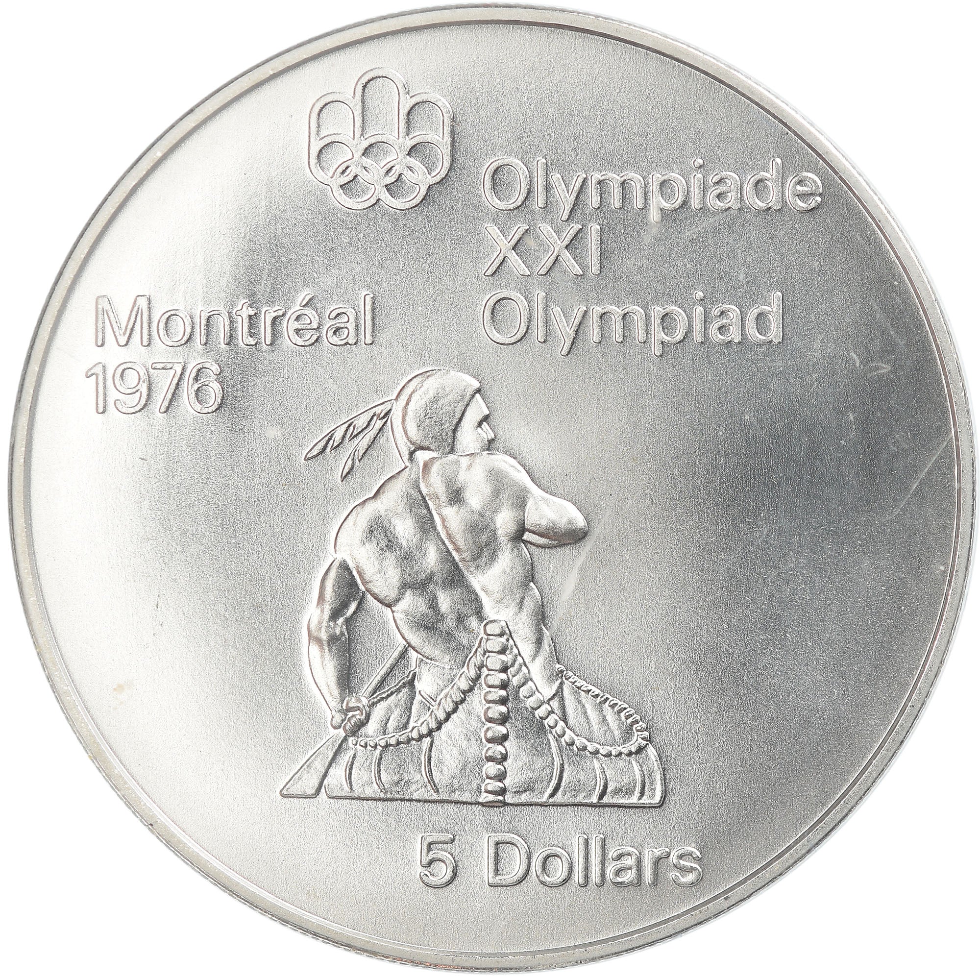 Coin, Canada, Elizabeth II, 5 Dollars, 1974, Royal Canadian Mint, Ottawa