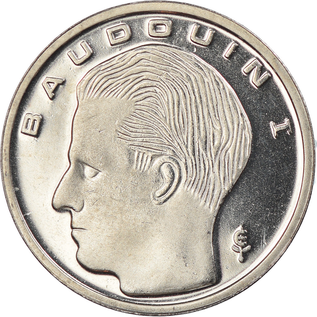 Coin, Belgium, Franc, 1992, BU, MS(65-70), Nickel Plated Iron, KM:170