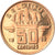 Moneta, Belgio, Baudouin I, 50 Centimes, 1992, BU, FDC, Bronzo, KM:148.1