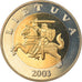Coin, Lithuania, 5 Litai, 2003, Proof, MS(65-70), Bi-Metallic, KM:113