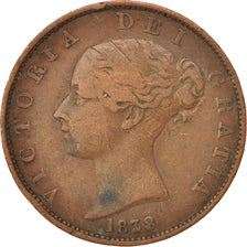 Great Britain, 1/2 Penny, 1838, KM #726, VF(30-35), Copper, 9.20