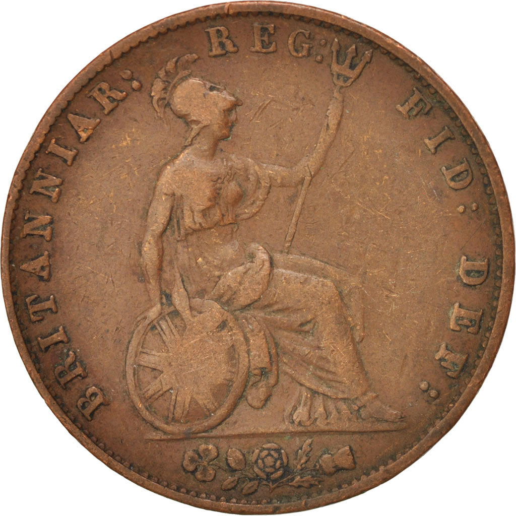 Great Britain, 1/2 Penny, 1838, KM #726, VF(30-35), Copper, 9.20
