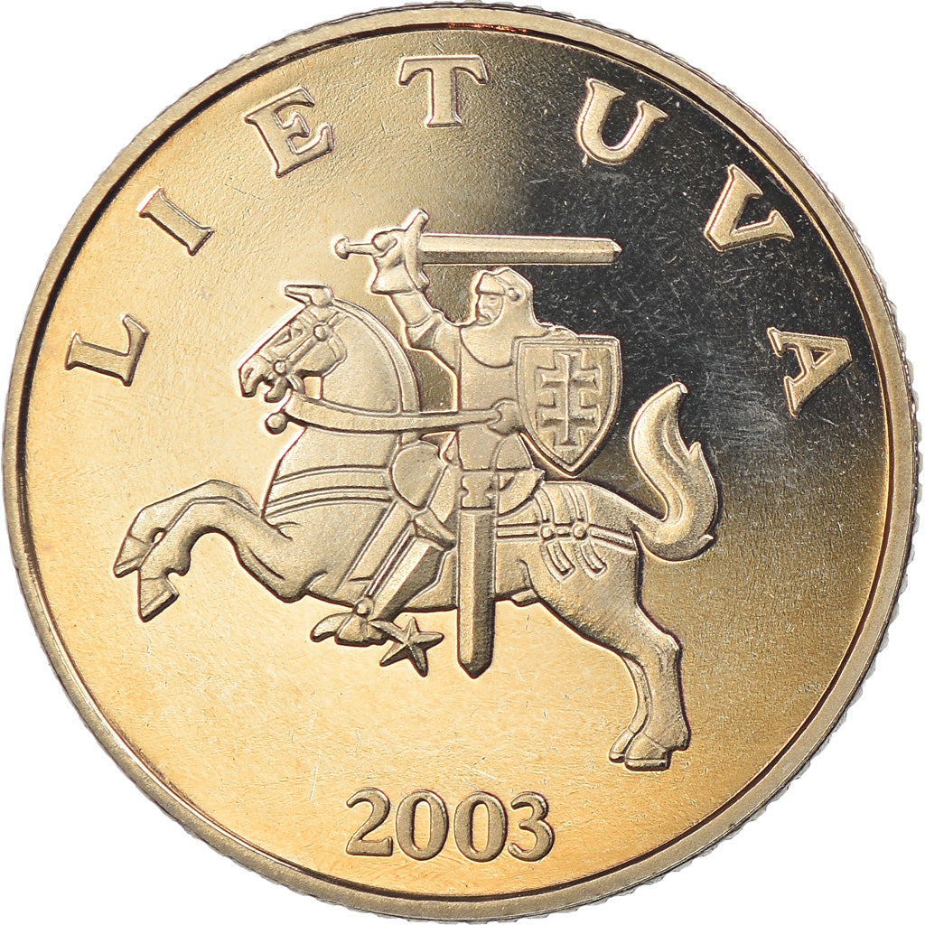 Coin, Lithuania, Litas, 2003, Proof, MS(65-70), Copper-nickel, KM:111