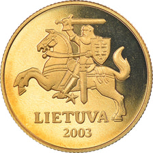 Coin, Lithuania, 50 Centu, 2003, Proof, MS(65-70), Nickel-brass, KM:108