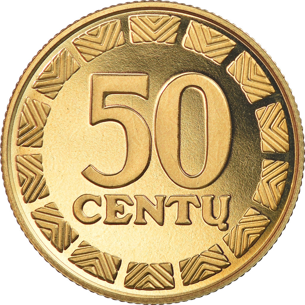 Coin, Lithuania, 50 Centu, 2003, Proof, MS(65-70), Nickel-brass, KM:108