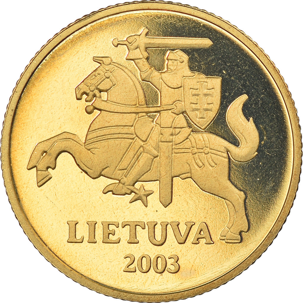 Coin, Lithuania, 20 Centu, 2003, Proof, MS(65-70), Nickel-brass, KM:107