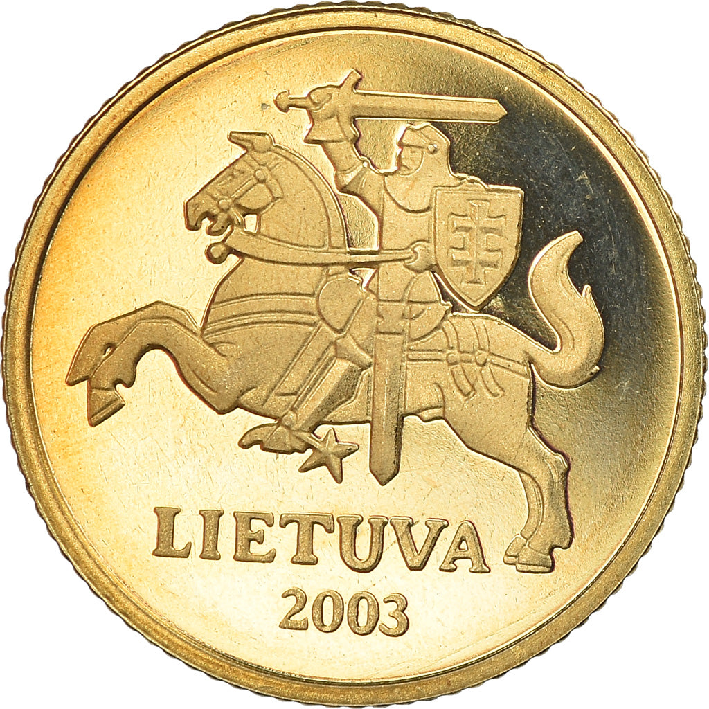 Coin, Lithuania, 10 Centu, 2003, Proof, MS(65-70), Nickel-brass, KM:106