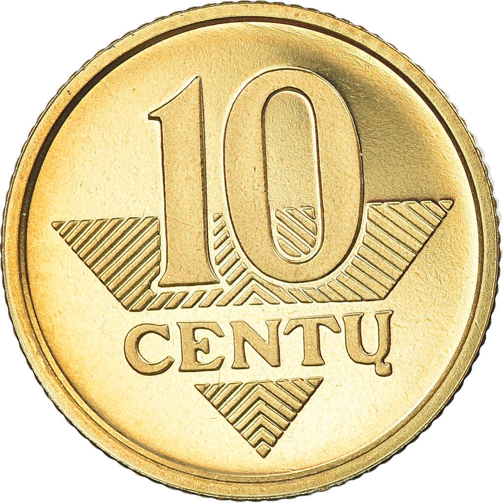 Coin, Lithuania, 10 Centu, 2003, Proof, MS(65-70), Nickel-brass, KM:106