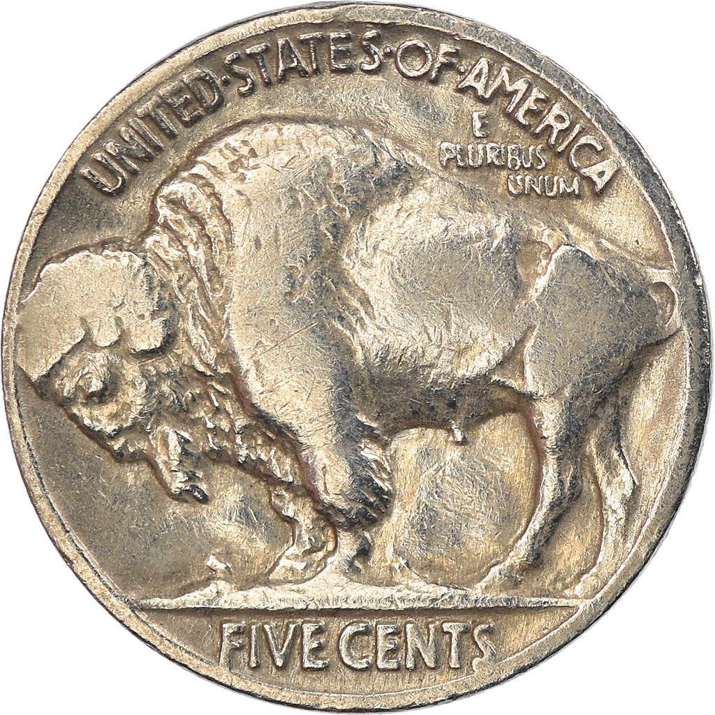 Moneda, Estados Unidos, Buffalo Nickel, 5 Cents, 1937, U.S. Mint, Philadelphia