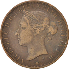 JERSEY, 1/12 Shilling, 1877, KM #8, VF(30-35), Bronze, 30.69, 9.19