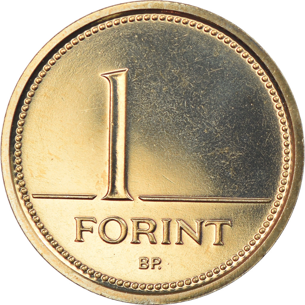 Coin, Hungary, Forint, 2001, Budapest, MS(65-70), Nickel-brass, KM:692