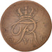 NORWAY, 2 Skilling, 1811, KM #280.3, F(12-15), Copper, 9.43