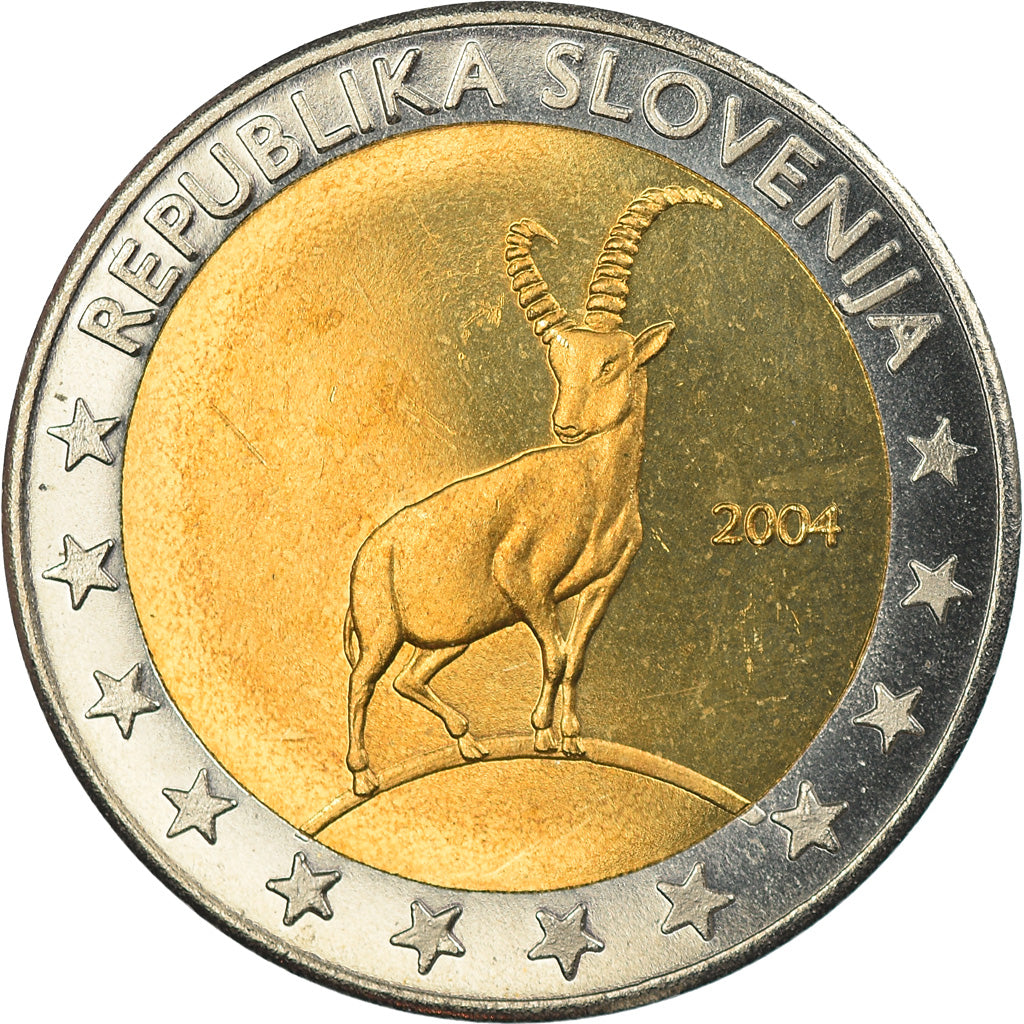 Slovenia, 2 Euro, 2004, unofficial private coin, MS(65-70), Bi-Metallic