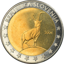 Slovenia, 2 Euro, 2004, unofficial private coin, MS(65-70), Bi-Metallic