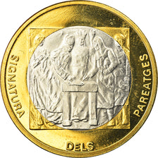 Münze, Andorra, 2 Diners, 2007, STGL, Bi-Metallic, KM:252