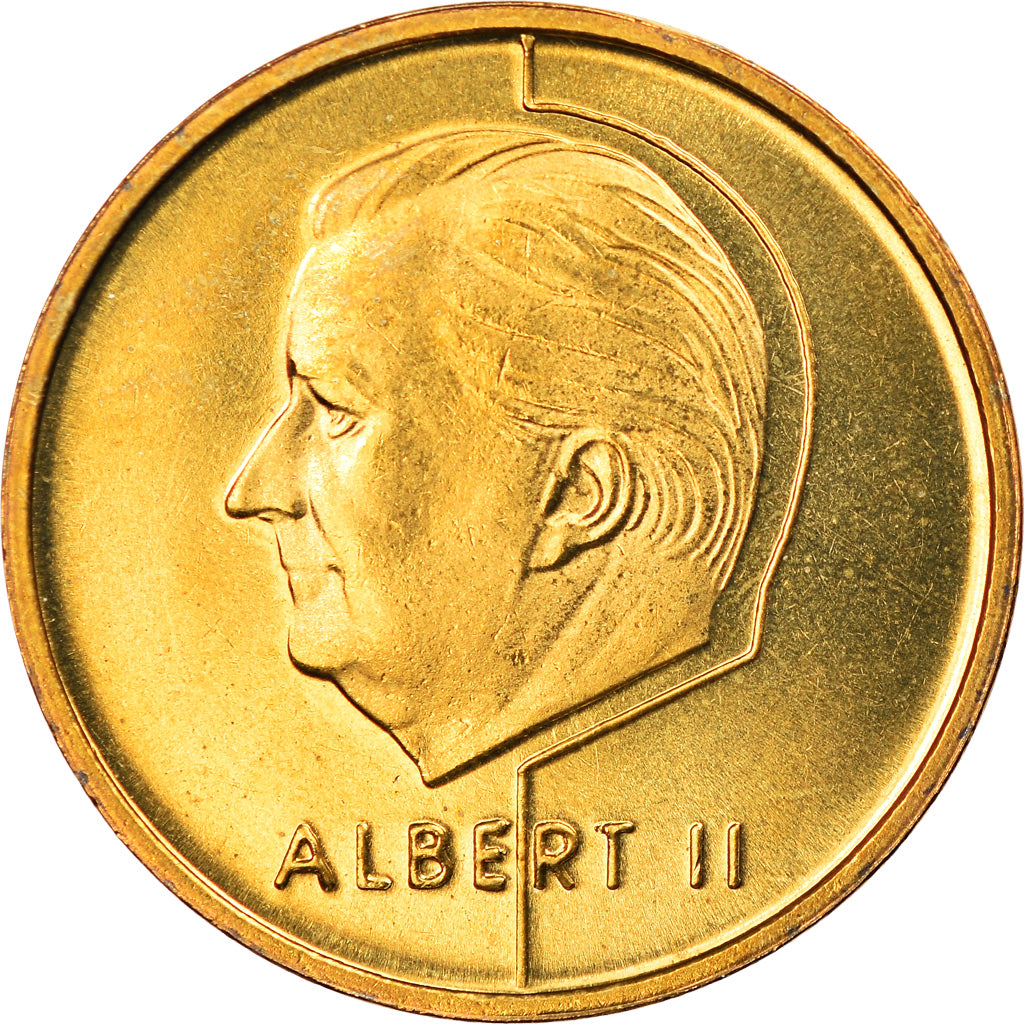 Coin, Belgium, Albert II, 5 Francs, 5 Frank, 1995, Brussels, Proof, MS(65-70)