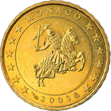 Monaco, 10 Euro Cent, 2003, Paris, SS, Messing, KM:170